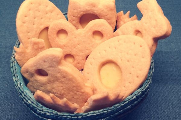 Shortbreads de Pâques au lemon curd
